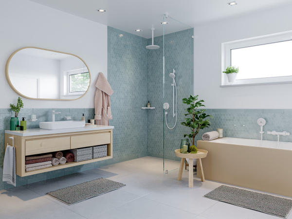 Кольцевой держатель для полотенец Hansgrohe AddStoris 41754700 белый матовый